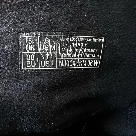 Dr. Martens Black Leather Men's Boots