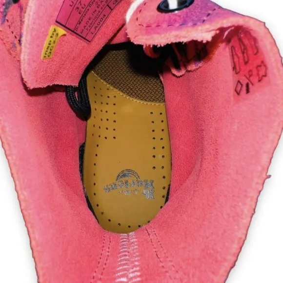 Dr. Martens Coral   Plum Pascal Tie Dye Combat Boots