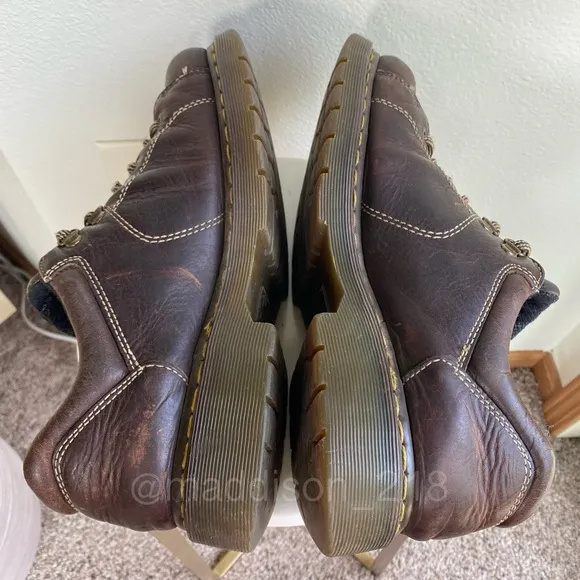 Dr. Martens Dark Brown Leather Vintage Chunky Sole Shoes size 10 men’s