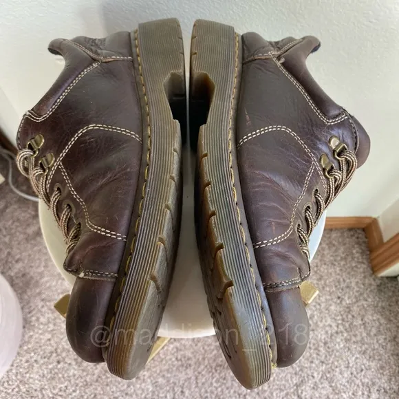 Dr. Martens Dark Brown Leather Vintage Chunky Sole Shoes size 10 men’s