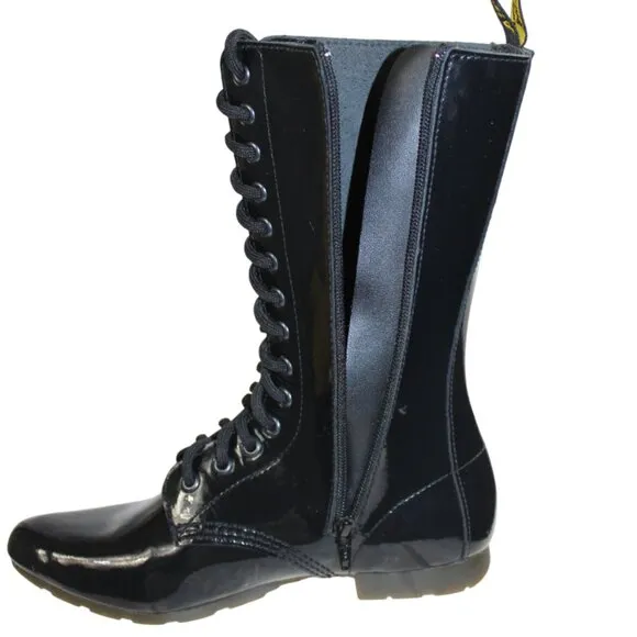 Dr. Martens Stacey Ritzy Collection Patent Lamper Combat Lace-Up, Size 6