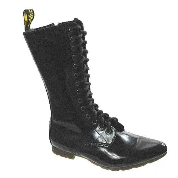 Dr. Martens Stacey Ritzy Collection Patent Lamper Combat Lace-Up, Size 6