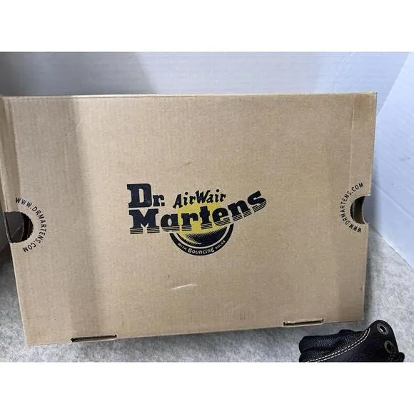 Dr. Martens Steel Toe Work Boots Unisex SZ 6 Industrial Leather Safety Shoe NWT