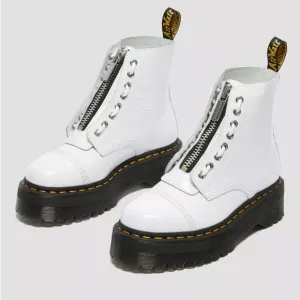 ❤️❤️DR.Martens SINCLAIR PATENT CROC EMBOSS PLATFORM BOOTS size 7❤️❤️