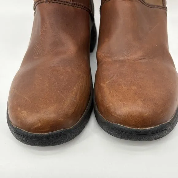 Dublin Pinnacle Boots II Womens 7.5 Brown Leather Lace Buckle Regular Calf