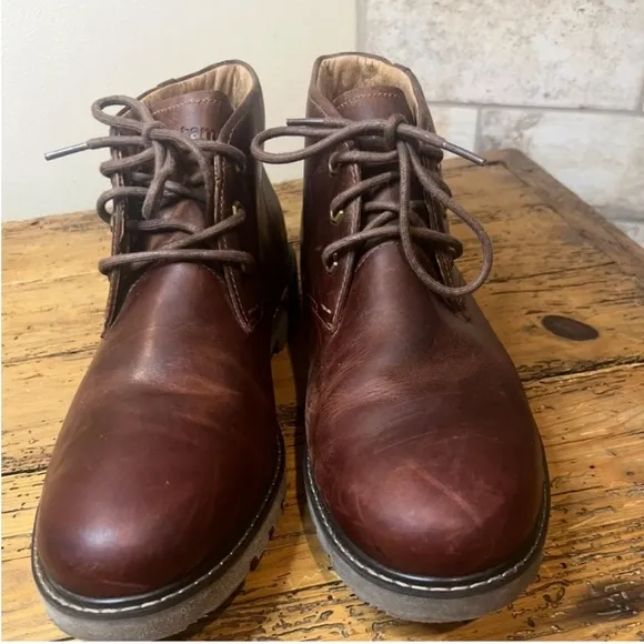Dunham Men's Royalton Chukka Waterproof Boot BROWN LEATHER Size 13