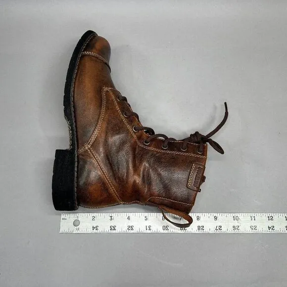 Durango City Savannah Lacer Boots Women's Size 7 Brown Leather Western Boots
