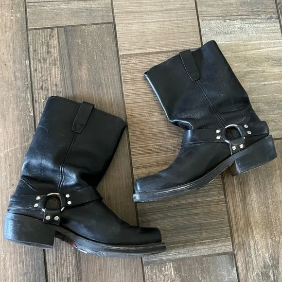 DURANGO MEN'S HARNESS MOTORCYCLE BOOTS size 12 EE wide