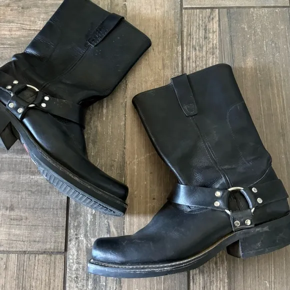 DURANGO MEN'S HARNESS MOTORCYCLE BOOTS size 12 EE wide