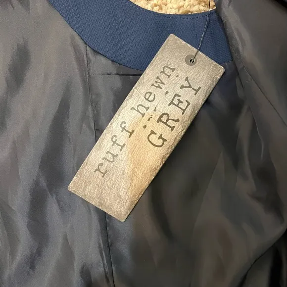 Duster Vest by ruff hewn GREY New with Tags Large Navy