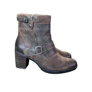 Earth Montana Sandstone  Genuine Leather Ankle Boots Women’s Size 8