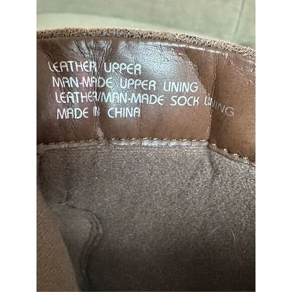Earth Montana Sandstone  Genuine Leather Ankle Boots Women’s Size 8