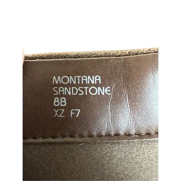 Earth Montana Sandstone  Genuine Leather Ankle Boots Women’s Size 8
