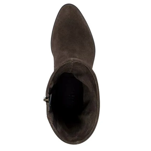 Earth Women's Vine Block Heel Narrow Calf Slouch Boots Brown Size 9