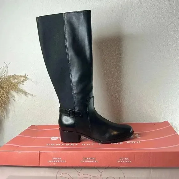Easy Spirit Chaza Wide Calf Tall Boots Size 7.5M