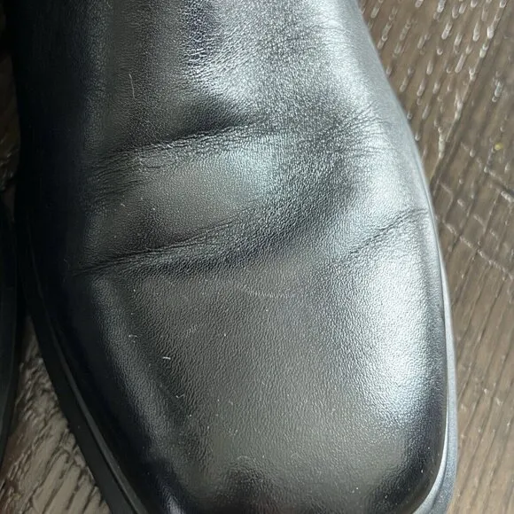 ECCO Helsinki 2 Black Leather Chelsea Ankle Boots Sz 41 US 7/7.5