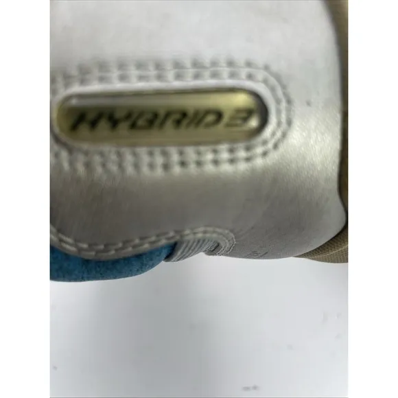 ECCO Mens Biom Hybrid 3 GoreTex Yak Leather White Gray Golf Shoes Size 13