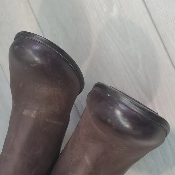 Ecco Womens Ankle Leather Heels shoes  boots shoes sz 40 US 9-9.5
