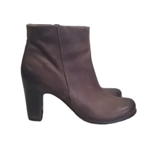 Ecco Womens Ankle Leather Heels shoes  boots shoes sz 40 US 9-9.5