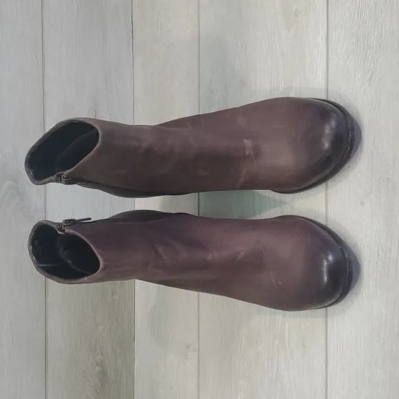 Ecco Womens Ankle Leather Heels shoes  boots shoes sz 40 US 9-9.5