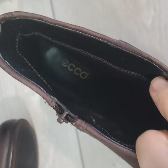 Ecco Womens Ankle Leather Heels shoes  boots shoes sz 40 US 9-9.5
