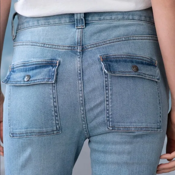 Edwin “Rylee” utility style jeans. Seriously the best jeans I have ever had!!!
