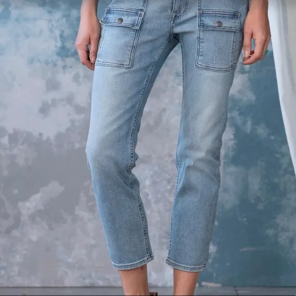 Edwin “Rylee” utility style jeans. Seriously the best jeans I have ever had!!!