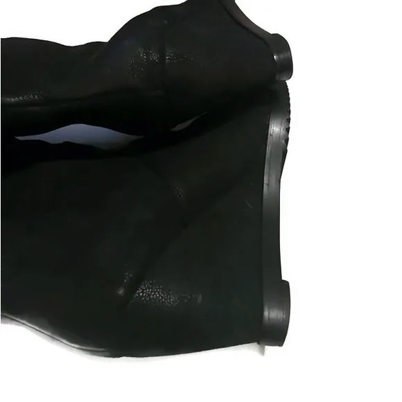 Eileen Fisher Black Wedge Boots