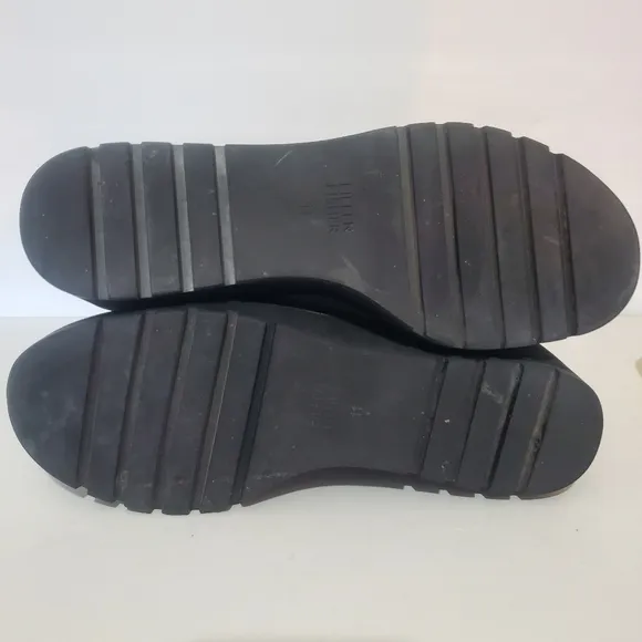 Eileen Fisher Chesea gray fleece wedge heel pull on ankle boot. 11