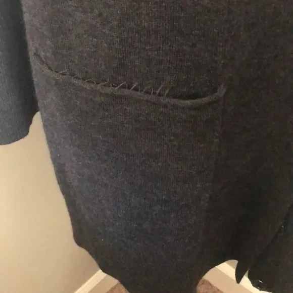 {Eileen Fisher}  Long Merino Wool Cardigan, small