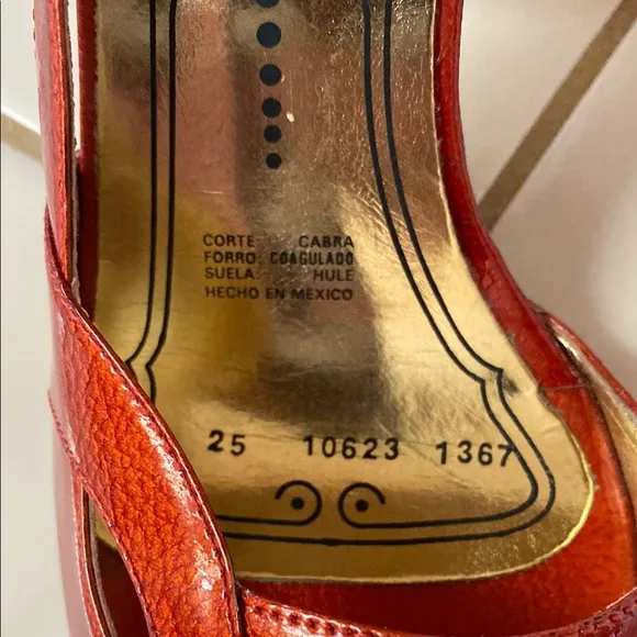 Elegant Red Peep-Toe Heels