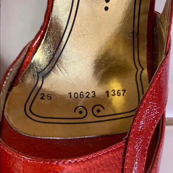 Elegant Red Peep-Toe Heels