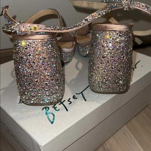 Elegant Rhinestone Embellished Heels