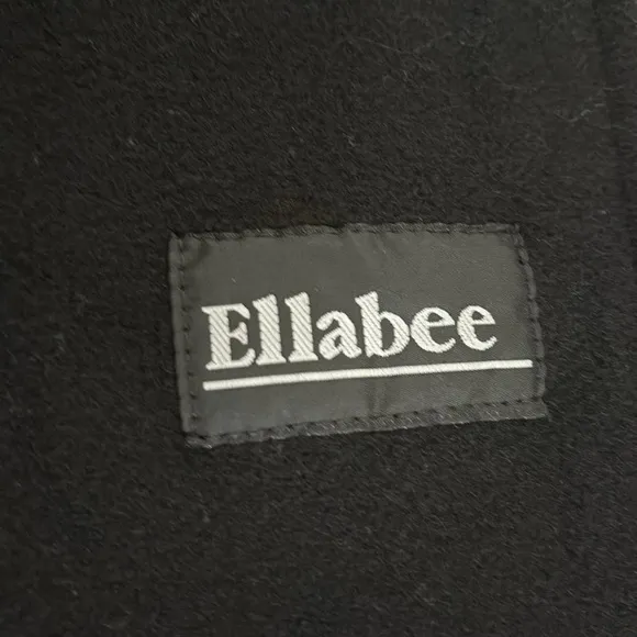 Ellabee Women Wool Jacket Blend Winter Mid Long Trench Coat (384T)