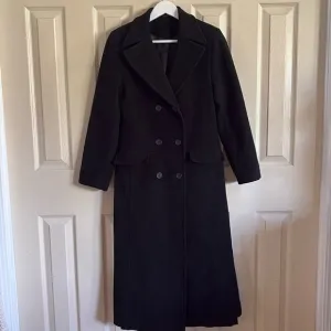 Ellabee Women Wool Jacket Blend Winter Mid Long Trench Coat (384T)