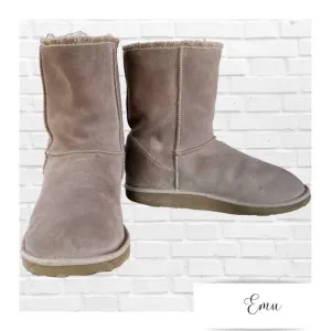 Emu’s Sheepskin Classic Short Boot Unisex Mens’ Size 11 Women’s Size 12 EUC