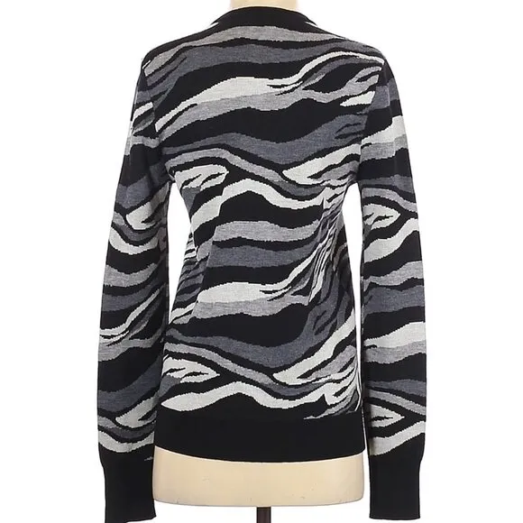 Equipment Wool Pullover zipper shoulder Sweater