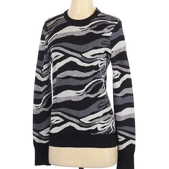 Equipment Wool Pullover zipper shoulder Sweater