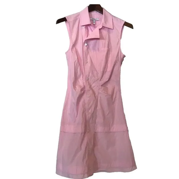 EUC light pink Derek Lam EUC shirt dress 100% cotton