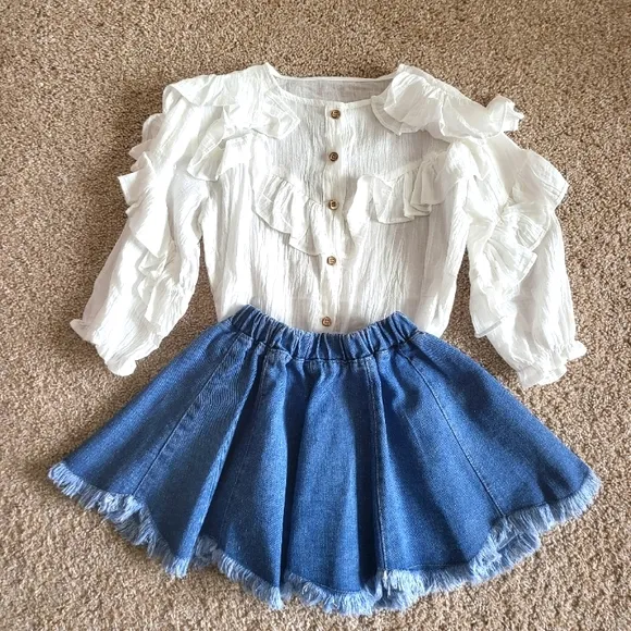 ♥️EUC♥️ MIA BELLE GIRLS WESTERN SET