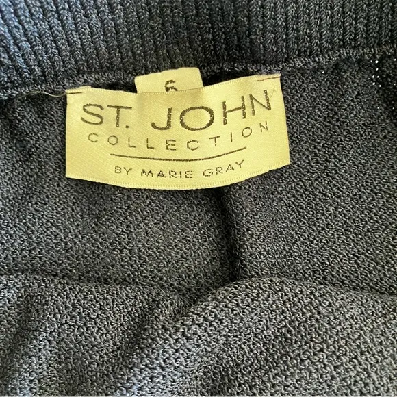 EUC St John Collection blue Santana knit short skirt