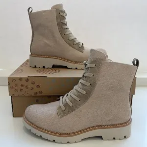 Eurosoft by Sofft Blaike Boots Combat Booties Stone Taupe Size 8 NEW