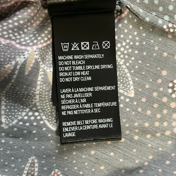 Farm Rio Sparkle Flowers Mini Dress