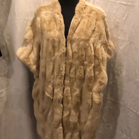 Faux fur stole