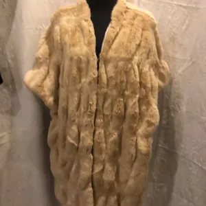 Faux fur stole