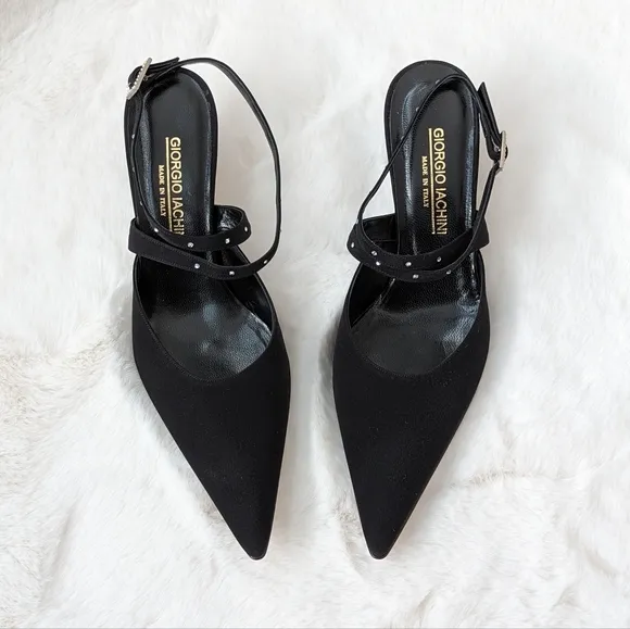 FINAL SALE 🆕🌿GIORGIO IACHINI POINTED HEELS🌿