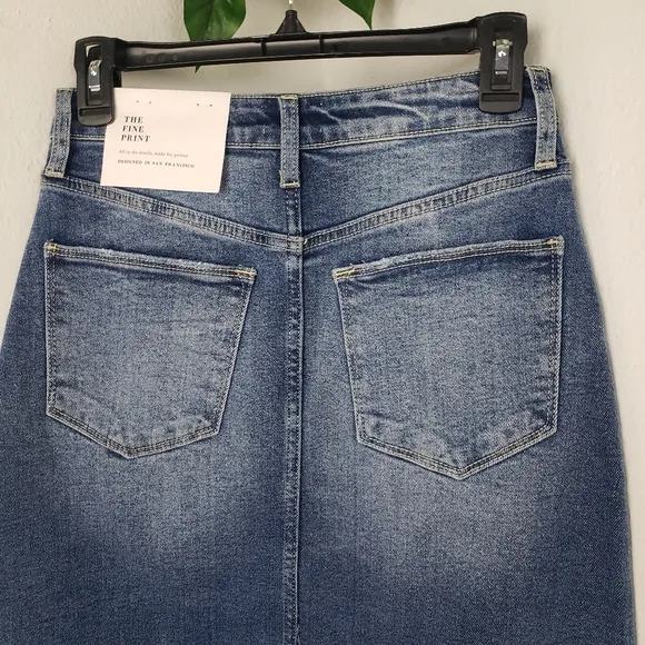 Fine Print Denim Long Distressed NEW sz XSP