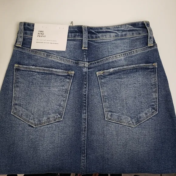 Fine Print Denim Long Distressed NEW sz XSP