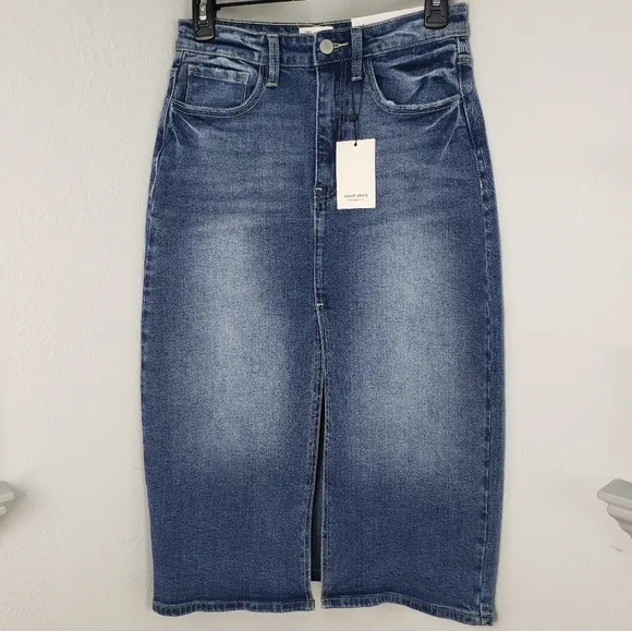 Fine Print Denim Long Distressed NEW sz XSP