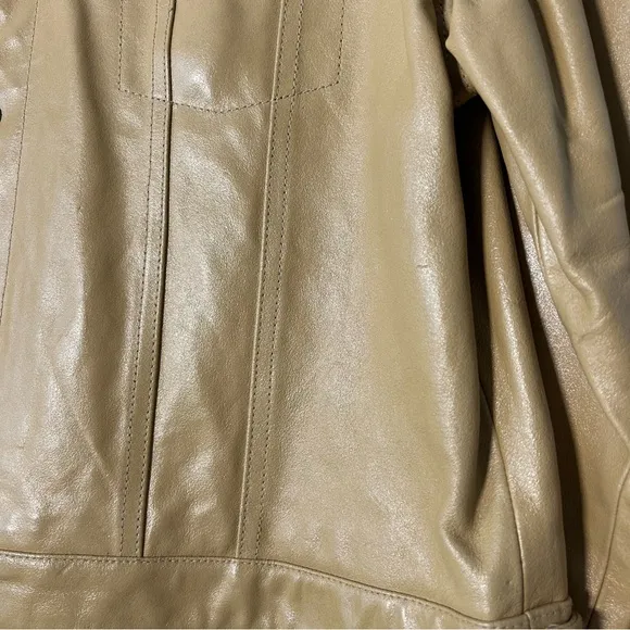 Finity Women's‎ Tan Leather Jacket